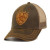 Ariat Brown Oilskin Baseball Cap