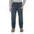 Wrangler Men's Advanced Comfort Relaxed Fit Jeans, featuring authentic five-pocket styling, reinforced back pockets, and a safety orange outside ID. These flame-resistant jeans have a relaxed fit designed to go over boots, an arc-resistant button waistband closure, and are prewashed for a comfortable feel with 4-Way Flex Technology.