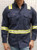 Lapco Fire Resistant Western Shirt Navy