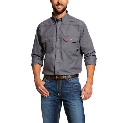 Ariat FR Featherlight Work Shirt Gunmetal Grey