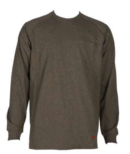Forge Fr Men's LightWeight Long Sleeve T-Shirt - Heather Brown