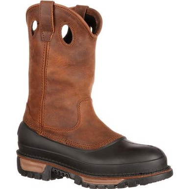 Georgia Muddog Brown Waterproof Steel Toe Work Boot NWOT Amazon.com: Georgia Boot Waterproof Logger Boot, Chocolate  main image 2