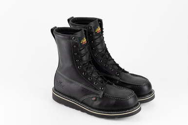 THOROGOOD-AMERICAN HERITAGE MIDNIGHT SERIES 8″ BLACK MOC SAFETY TOE