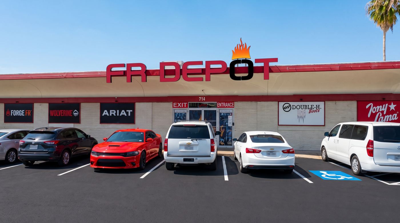 FR Depot storefront, 714 Center Street, Deer Park