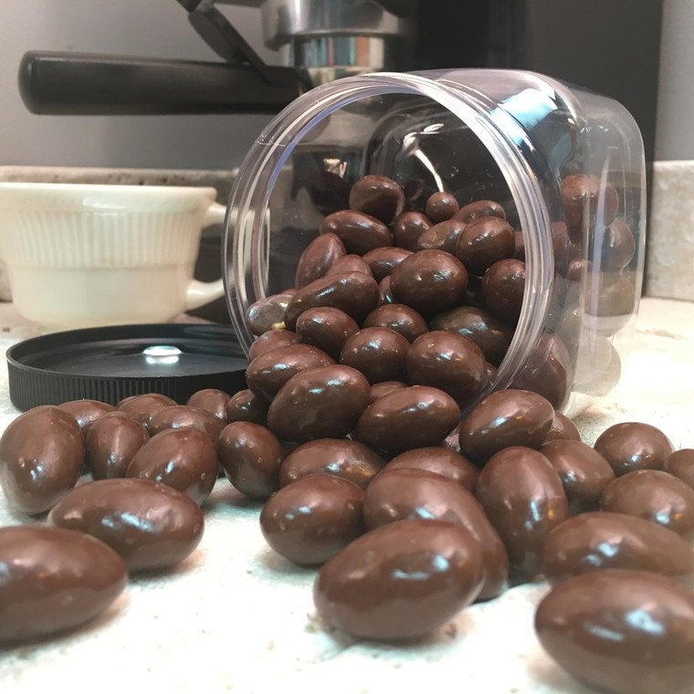 1/2 lb. Jar Dairy Free Chocolate Coated Almonds