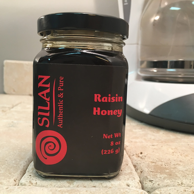 100% Pure Raisin Honey - 8 oz. Jar