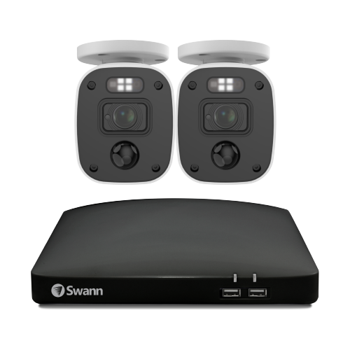 Home 2 Camera 4 Channel 1080p Full HD Audio/Video DVR Security System