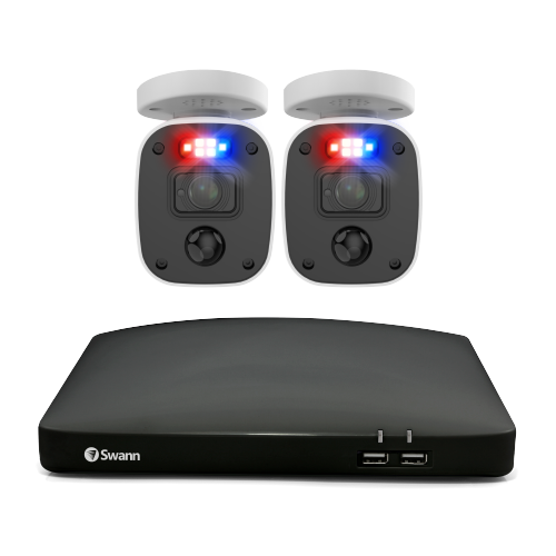 Enforcer™ 2 Camera 4 Channel 4K Ultra HD DVR Audio/Video Security System - SWDVK-456802MQB