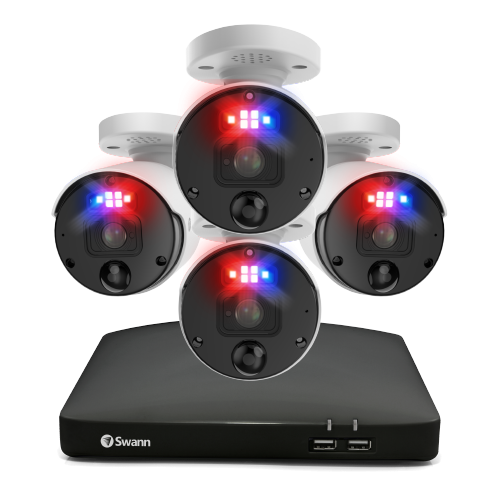 4 Camera 8 Channel 4K Ultra HD Professional Home NVR Security System