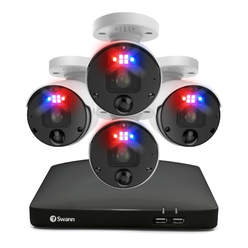 4 Camera 8 Channel 4K Ultra HD Professional Home NVR Security System