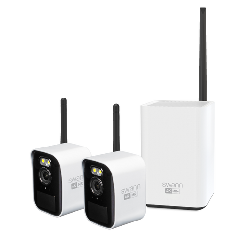 Swann MaxRanger4K™ Mini Long-Range Wireless Security System with 2 Cameras | SWNVK-MRMINISD2-EU