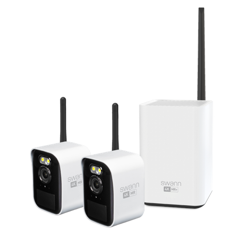 Swann MaxRanger4K™ Mini Long-Range Wireless Security System with 2 Cameras | SWNVK-MRMINISD2-EU
