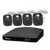Home 4 Camera 8 Channel 1080p Full HD DVR 1TB HDD Security System with Mic