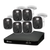 Home 6 Camera 8 Channel 1080p Full HD DVR Audio/Video Security System
