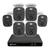 Home 6 Camera 8 Channel 1080p Full HD DVR Audio/Video Security System