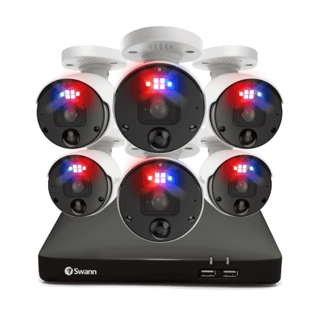 6 Camera 8 Channel 4K Ultra HD Professional NVR Security System | SWNVK-889906
