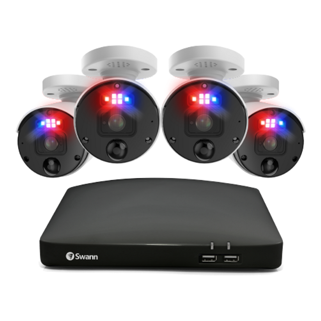 4 Camera 8 Channel 12MP Professional Professional NVR Security System