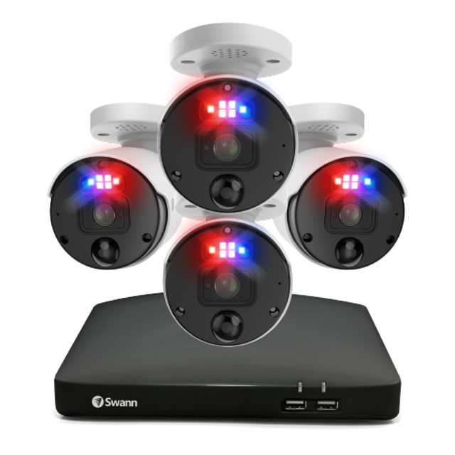 4 Camera 8 Channel 4K Ultra HD Professional Home NVR Security System