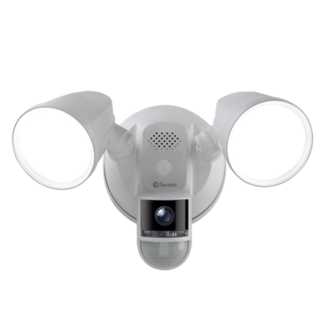 4K Floodlight Security Camera with 2-Way Talk, Siren with Heat & Motion Detection | SWIFI-4KFLOCAM