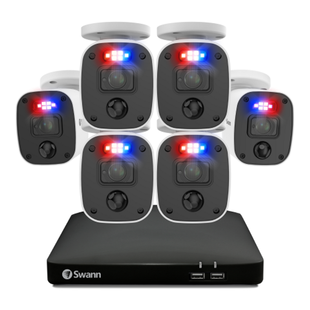 Home 6 Camera 8 Channel 2K DVR 256GB SD Card Security System with Mic | SWDVK-8468562KMQB
