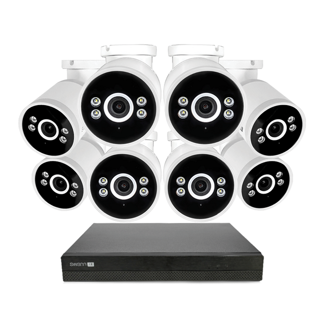 防犯カメラ Swann Professional NVR Security System Swann 6 Camera 8 Channel 12MP Professional NVR Security System