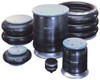 Firestone W013587427 22C Style Airspring, Type 4 Carbon Steel Bead Rings, Includes 1 1/4" Bolts, Nuts & Washers, Neoprene