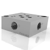 Daman Products AD03SPS12P Aluminum D03 Valve Subplate