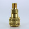 Parker B33E 30 Series Coupler Brass 1/4" Body Size 3/8" Npt Female Port General Purpose Accepts Industrial Interchange Nipples (A-A-59439 Mil-C-4109F Iso 6150-B) 27.4" Hg Vacuum-300Psi (21Bar) Wp Nbr Seals Temp F: (-40 To +250)