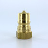 Parker Bh4-61 60 Series Nipple Brass 1/2" Body Size 1/8" Npt Female Port Poppet-Type Valve General Purpose 27.4" Hg Vacuum-1000Psi (69Bar) Wp Nitrile Seals Temp Range Degrees F: (-40 To +250) Conforms To Iso 7241 Series B Standards
