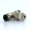 Parker W172PLP-4-4 Prestolok Male Branch Tee Swivel 1/4T X 1/4 NPT| Next Day Fittings