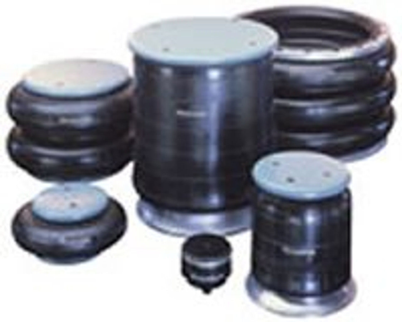 Firestone W013587669 143B Style Airspring, Type 4 Bead Rings, Includes 2 1/8" Bolts, Nuts & Washers
