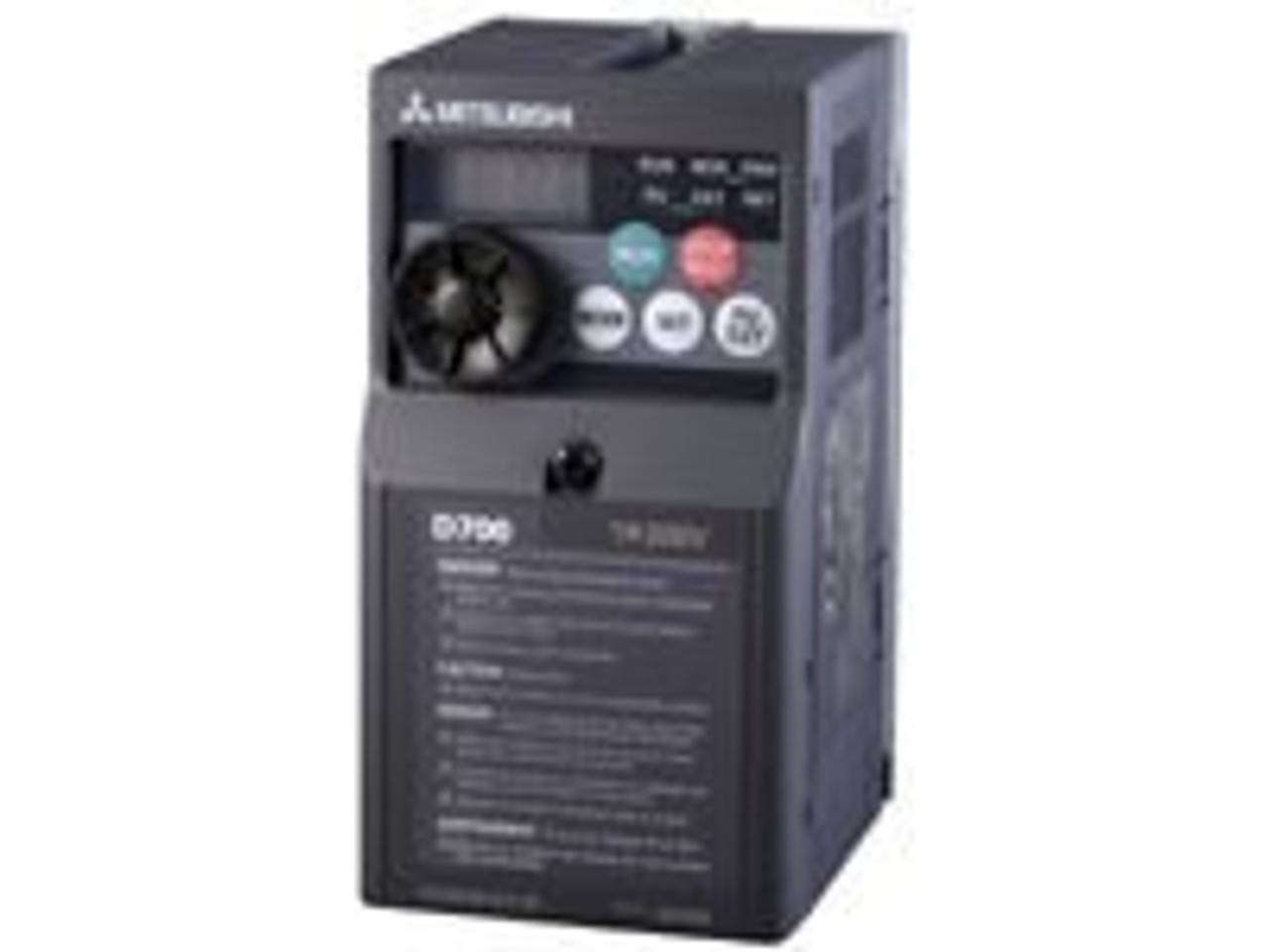 0.5HP 230V Mitsubishi FR-D720S-025-NA VFD Inverter D700 Series 3-Phase