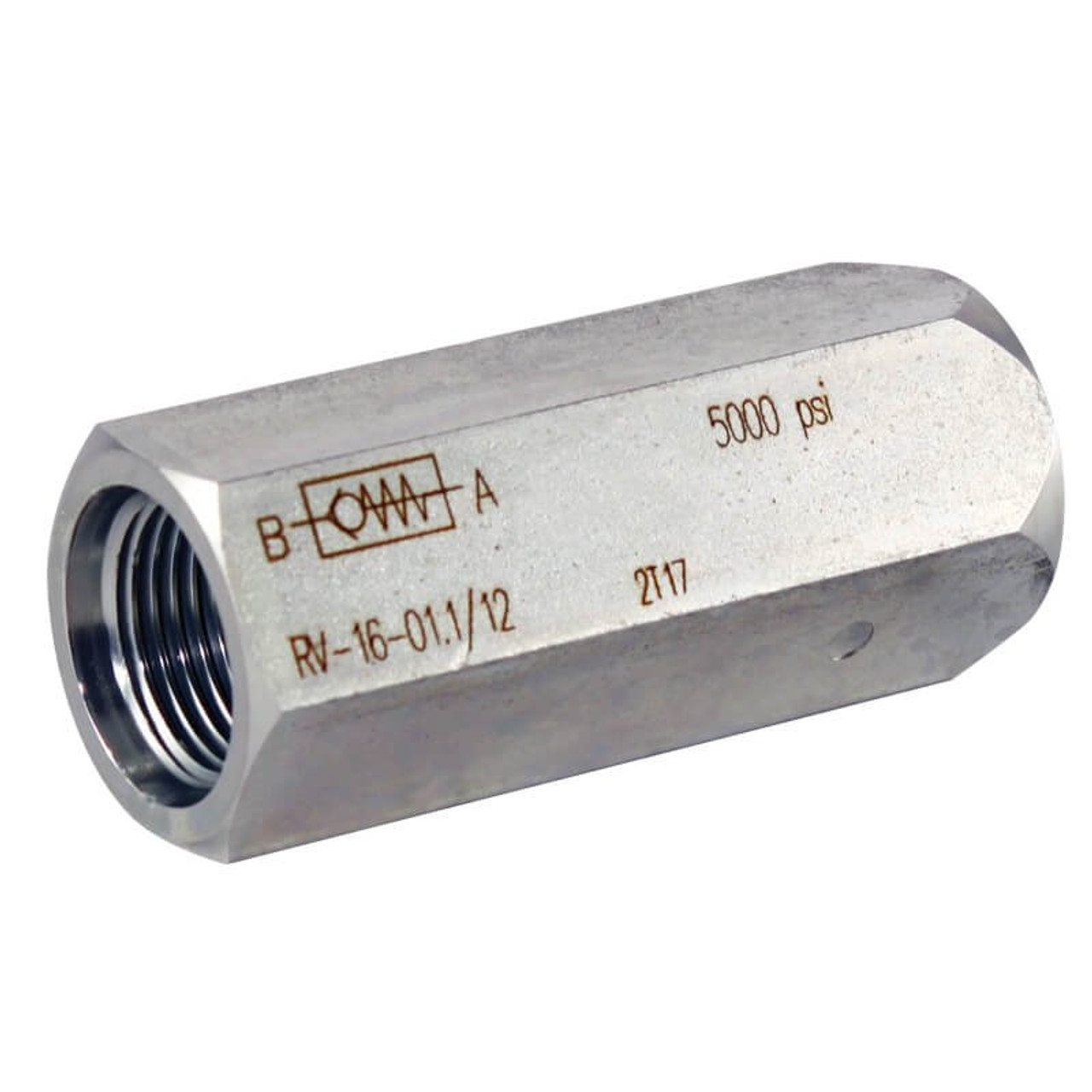 Hydac 705843 Hydraulic Check Valve Rv-20-01.X/12
