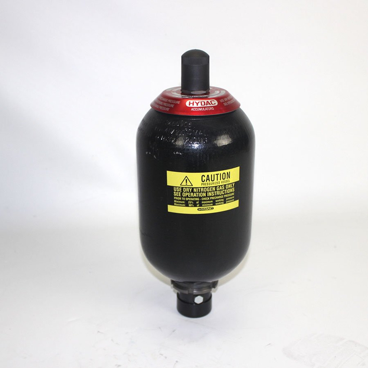 Hydac 2054004 Bladder Accumulator Sb330-4A1/112S-210C - 1 Gal 3000 Psi #20 Sae Fluid Port Connection