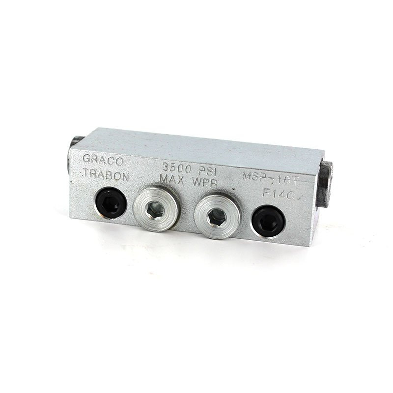 Graco 562721 Progressive Divider Valve Msp-10T Trabon Msp Modular Divider Valve 0.010 Cu In Twin 106-100-185