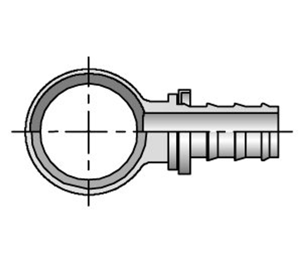 Parker 34982-12-6 Reusable Hose Fitting