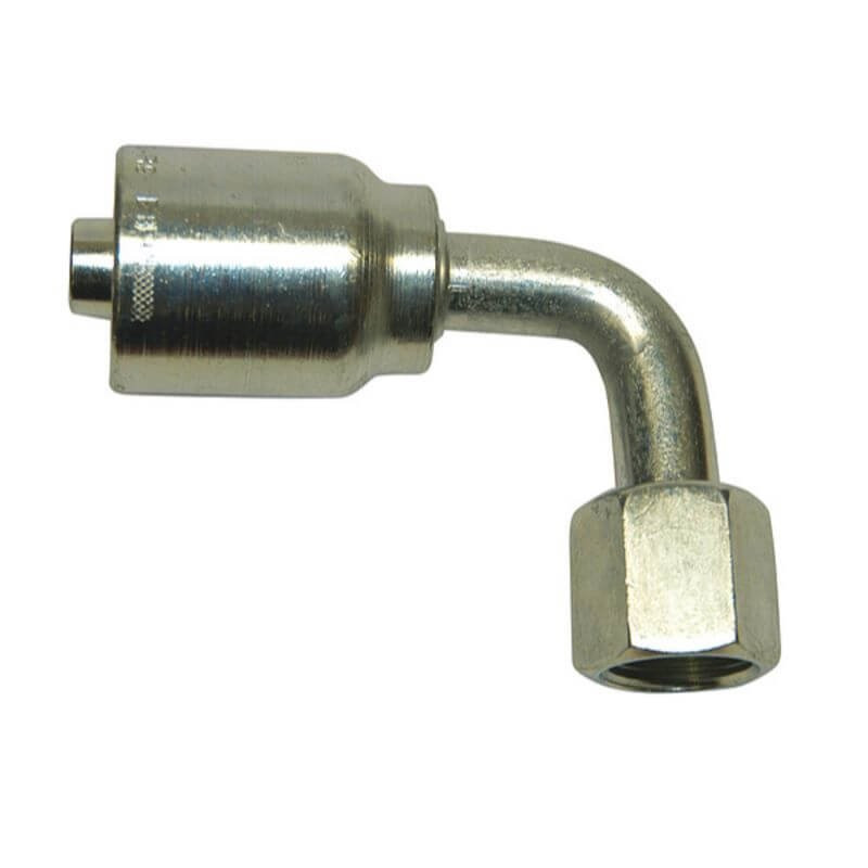Parker 1L943-16-16 Triple-Lok Swivel 90 Medium Drop Hose Adapter 1 Inch JIC