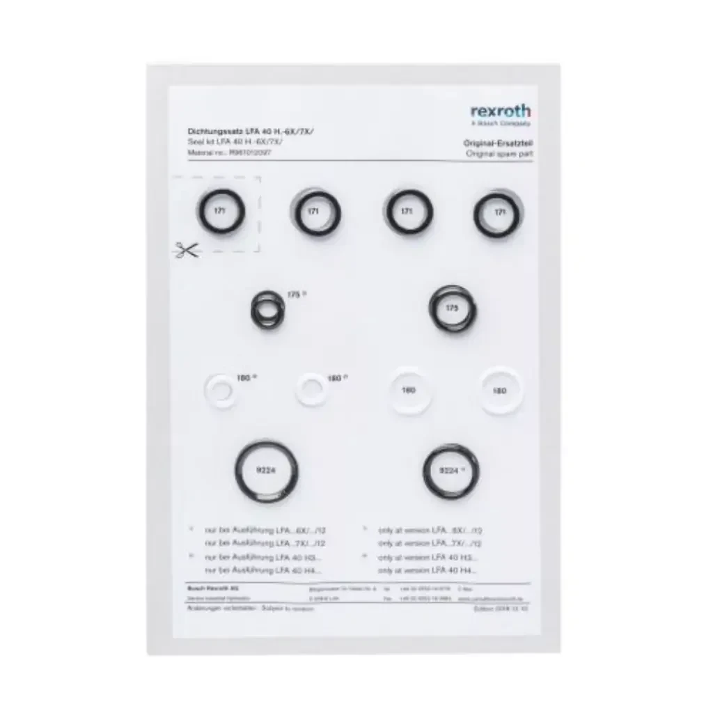 Bosch Rexroth R900722852 Seal Kit DAC/DBC/DRC/DZC.-5X