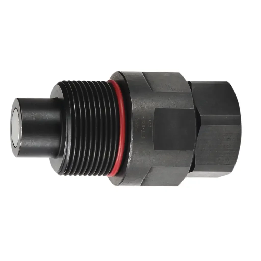 Parker FET-1002-20FO Quick Coupler Nipple 1 inch Black FNC Coated Steel