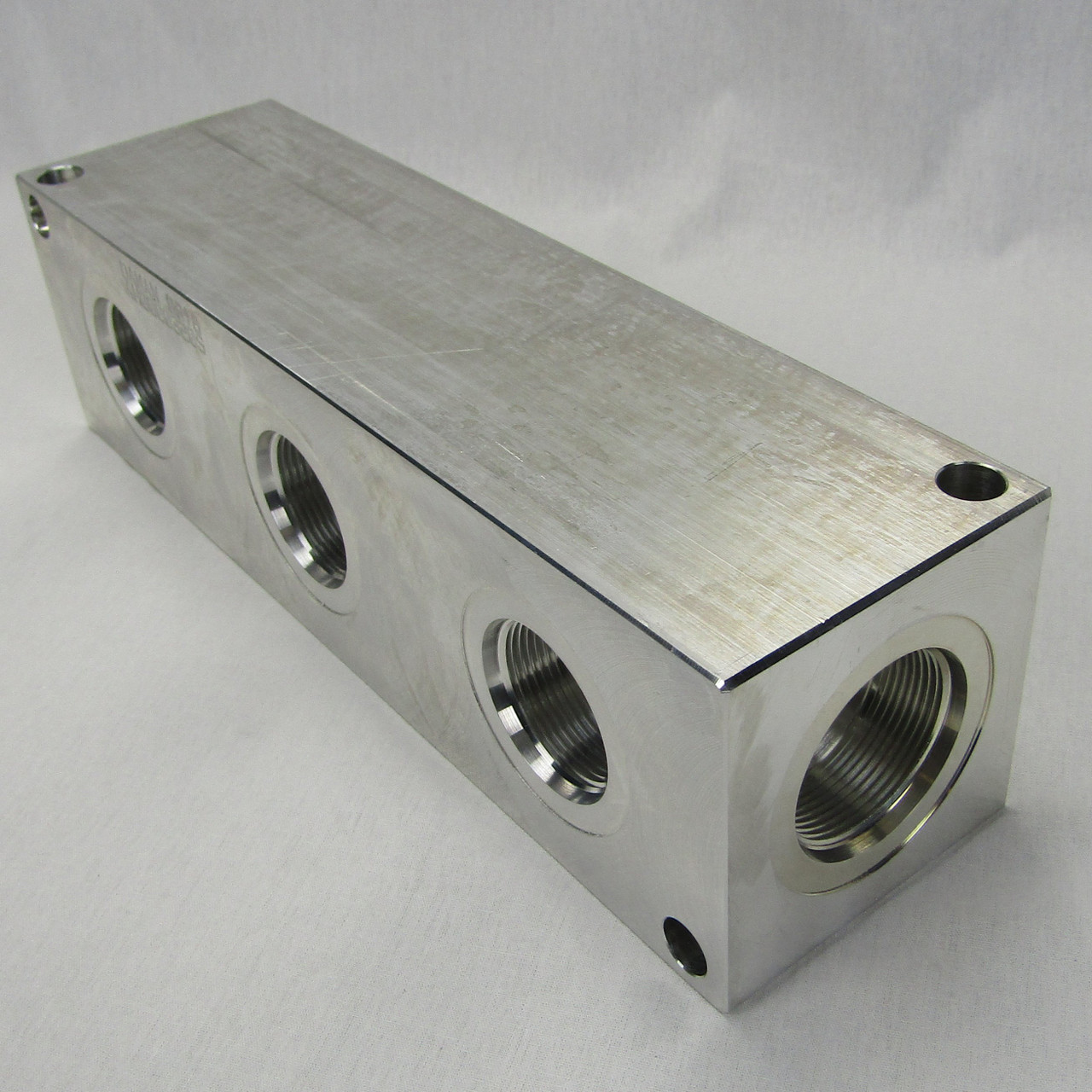 Daman Products AH0000320S Aluminum Header Block 3 Station Junction Block