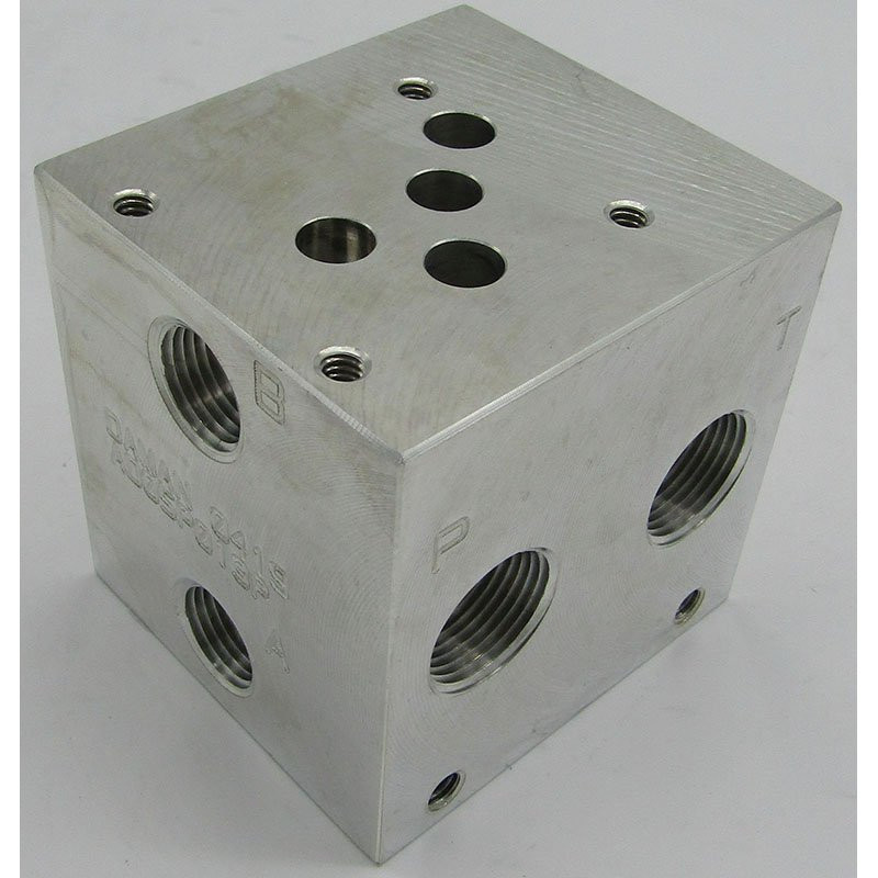 Daman Products AD05P013P/C Aluminum Valve Manifold D05 1 Station