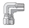 Parker 8 X6EF-S 8 Female JIC Swivel by 3/8 Male NPT 90 Degree Elbow