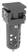 Parker FRL F105-06BJ QUBE Filter 3/4 Inch Ports Poly Bowl 40 Micron
