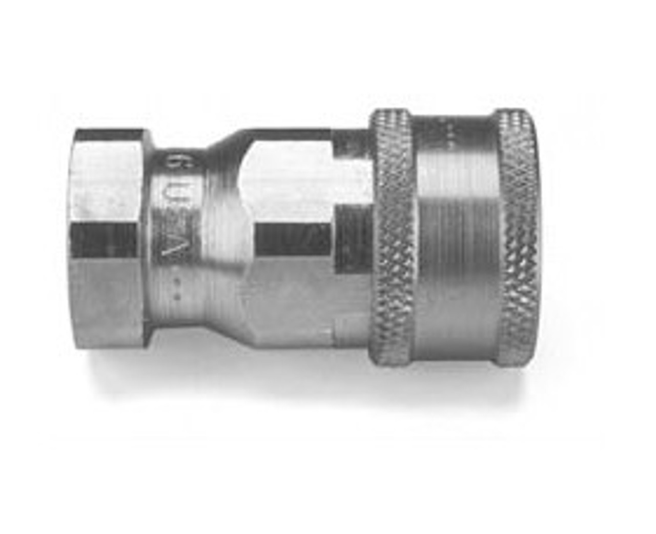 Parker 1719785 6600 Series Coupler Steel 1/2" Body Size #8 Sae (3/4-16 Orb) Female Port Poppet-Type Valve General Purpose 4000Psi (276Bar) Nitrile Seals Temp Range Degrees F: (-40 To +250) Conforms To Iso 7241 Series A Standards