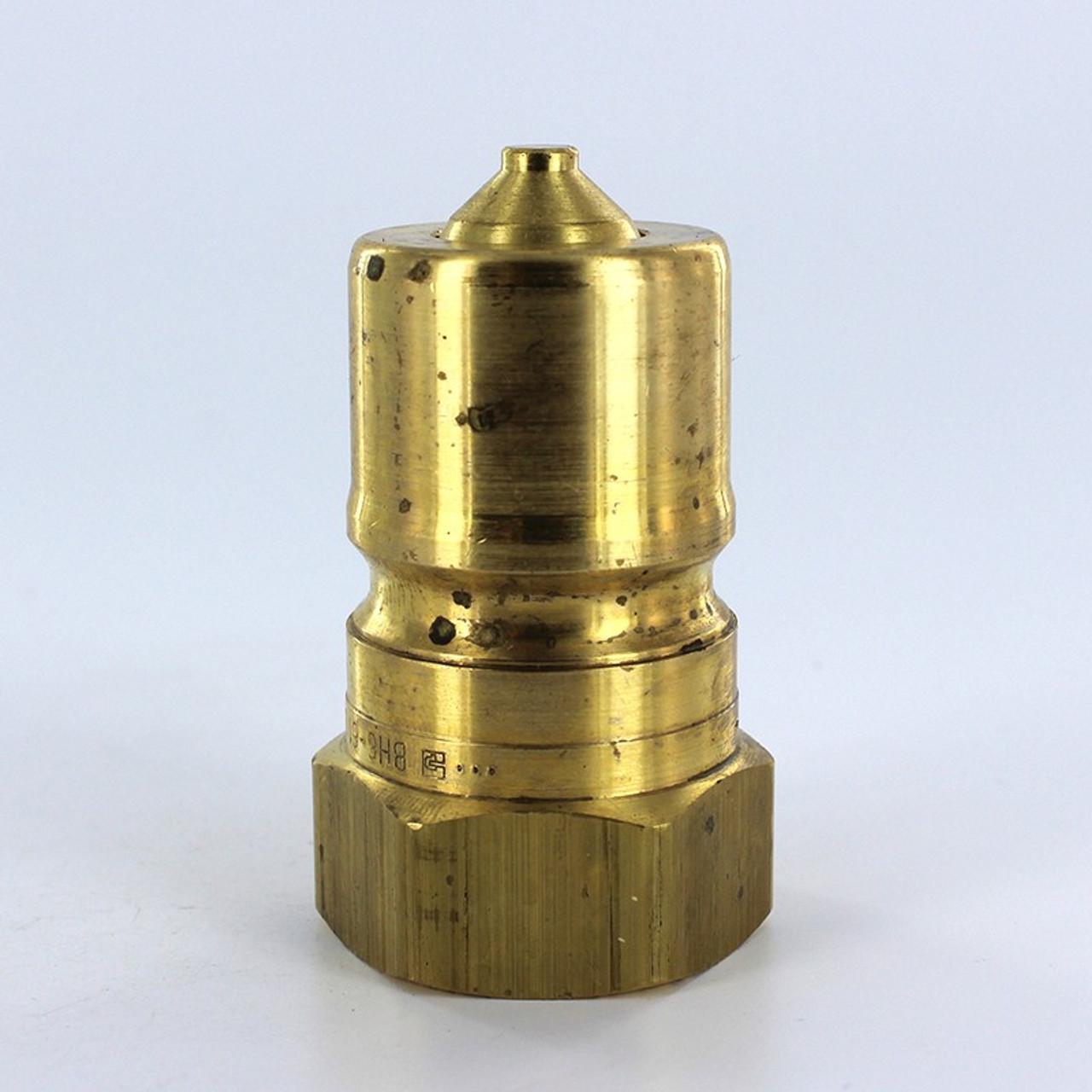 Parker Bh6-61 60 Series Nipple Brass 3/4" Body Size 1/8" Npt Female Port Poppet-Type Valve General Purpose 27.4" Hg Vacuum-1000Psi (69Bar) Wp Nitrile Seals Temp Range Degrees F: (-40 To +250) Conforms To Iso 7241 Series B Standards