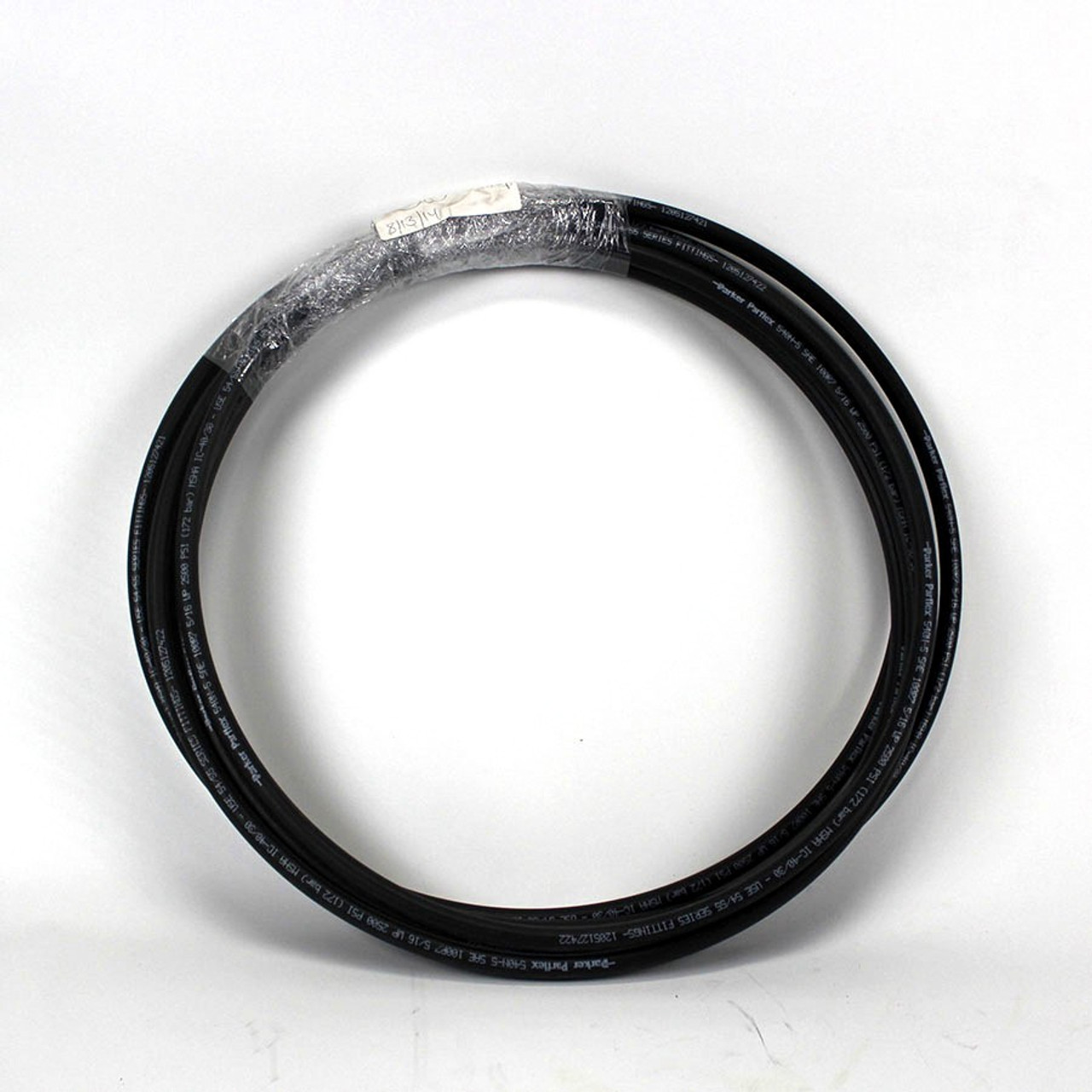 Parker Parflex 540N-5-Rl 5/16" Id Hydraulic Hose Black Polyurethane Cover Nylon Core Tube 2500Psi (172Bar) 1 Fiber Braid Reinforcement Temp Range Degrees F: (-40/+212) Specs: 100R7 Msha Dnv