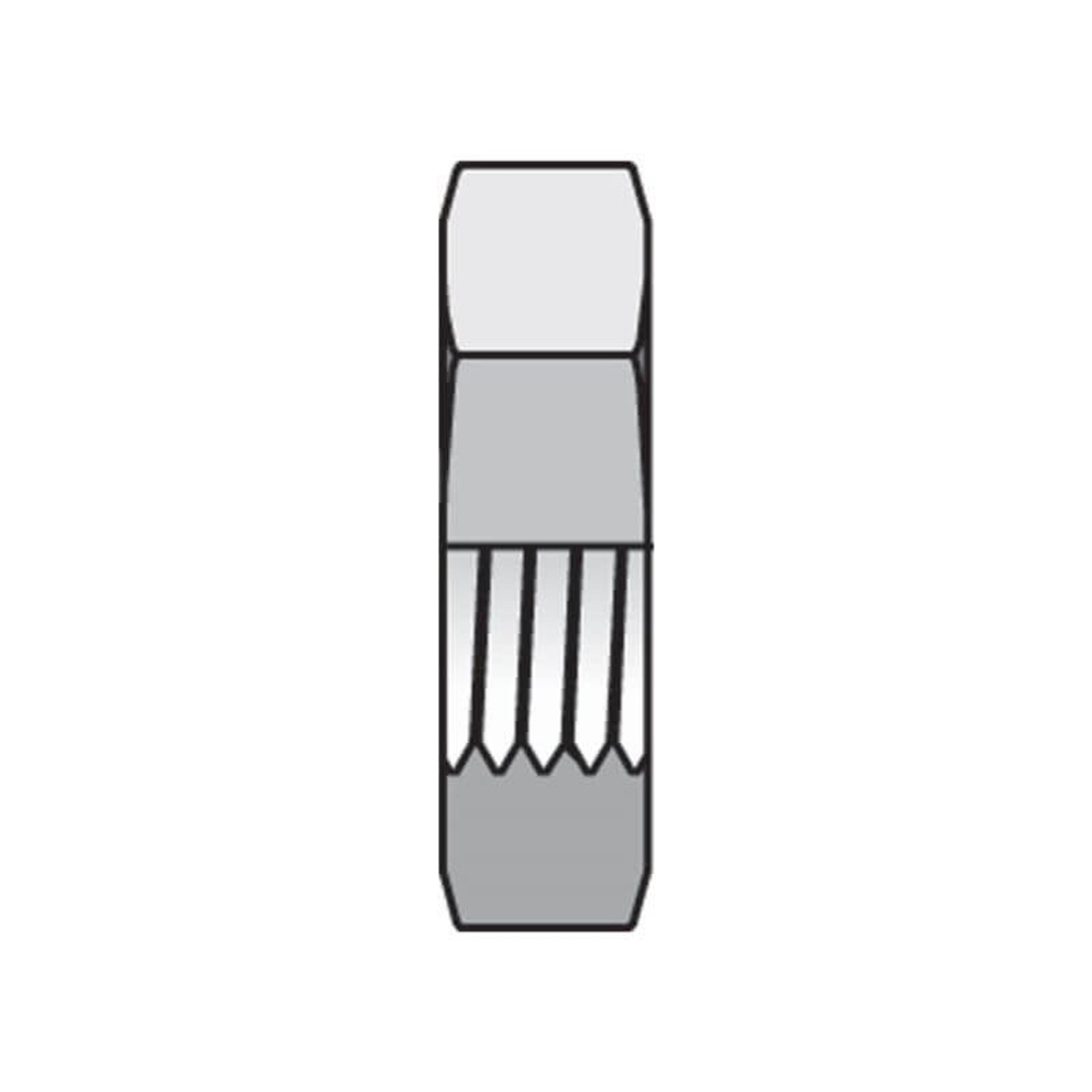 Parker 4 WLNL-S Seal-Lok Bulkhead Locknut 1/4 Tube Steel| Next Day Fittings