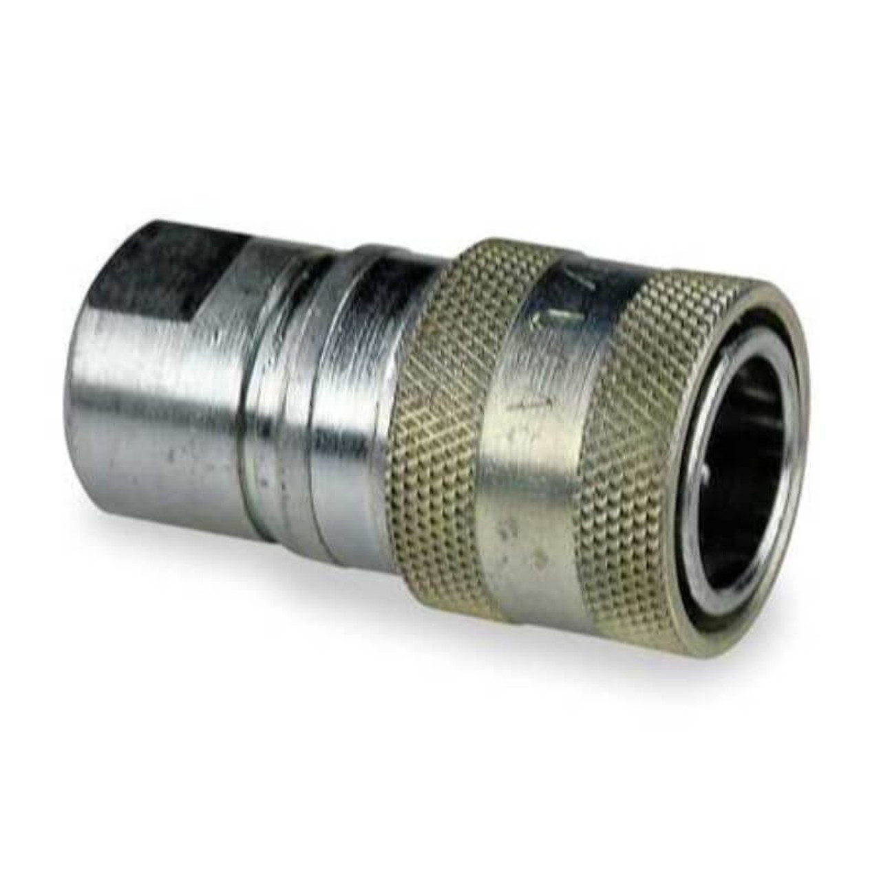 Parker 4050-6P 4000 Series Coupler Steel 1/2" Body Size 1" Npt Female Port Poppet-Type Valve General Purpose Manual Sleeve 3000Psi (207Bar) Nitrile Seals Temp Range Degrees F: (-40 To +250) Accepts Iso 5675 Nipples