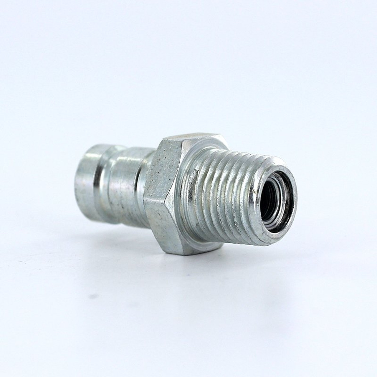 Parker Pd343 Pd Series Nipple Steel 1/8" Body Size 1/4" Npt Male Port Non-Spill Test Port 6000Psi (414Bar) Nitrile Seals Temp Range Degrees F: (-40 To +250) Same As Case 282063A1