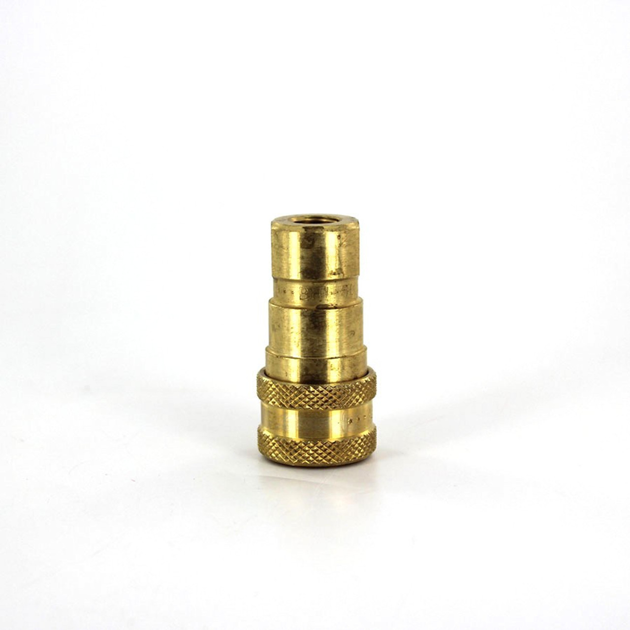 Parker Bh1-60 60 Series Coupler Brass 1/8" Body Size 1/8" Npt Female Port Poppet-Type Valve General Purpose 27.4" Hg Vacuum-1000Psi (69Bar) Wp Nitrile Seals Temp Range Degrees F: (-40 To +250) Conforms To Iso 7241 Series B Standards